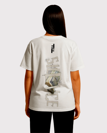 Silent Wealth Tee F|F White