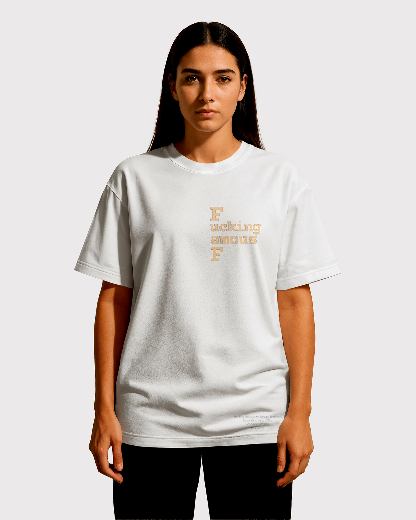 Noir Desire Tee F|F White