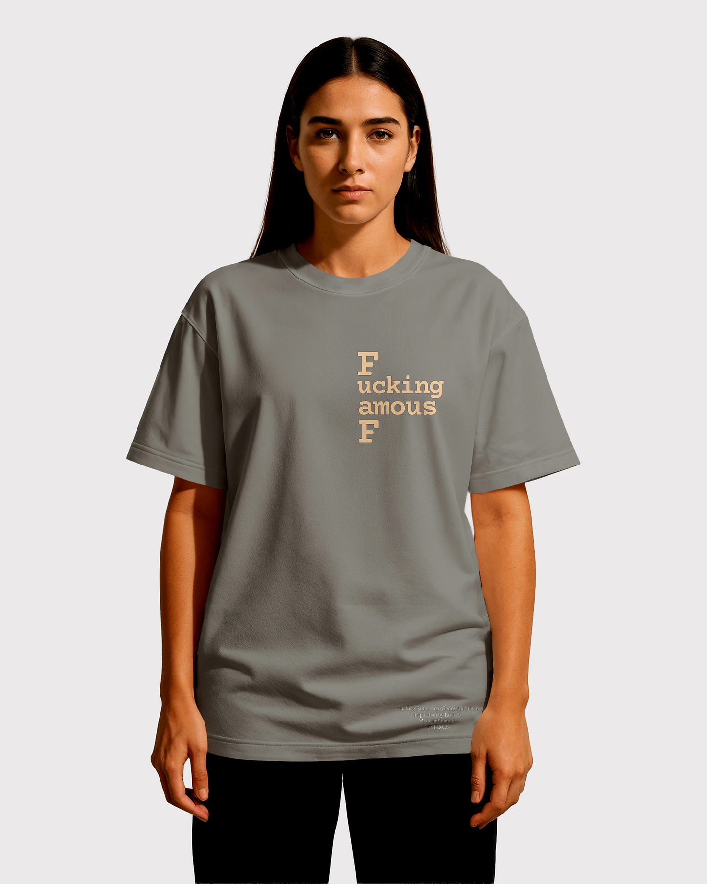 Noir Desire Tee F|F Grey